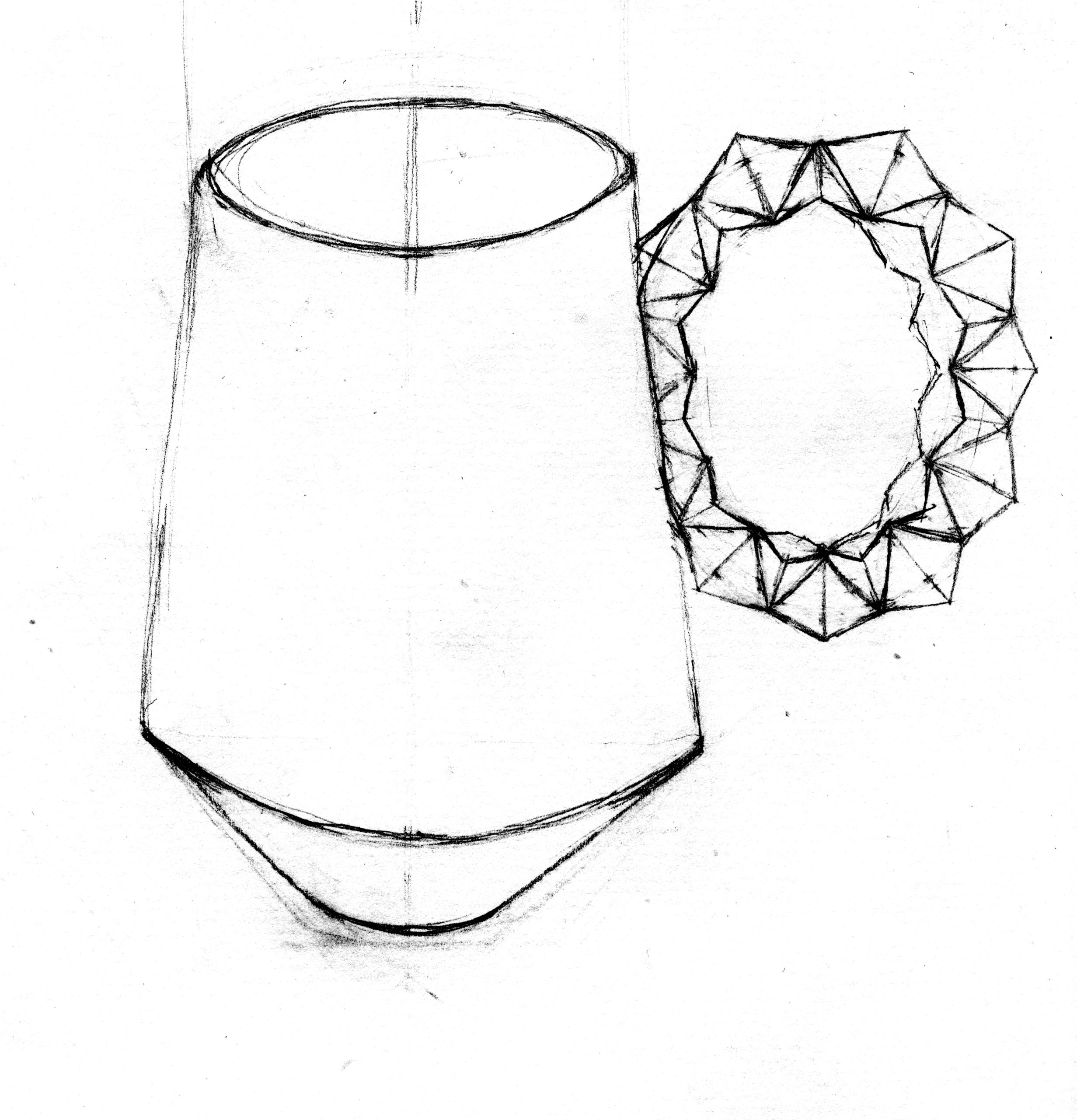 Tasse 2nrond Tasses anses ronde