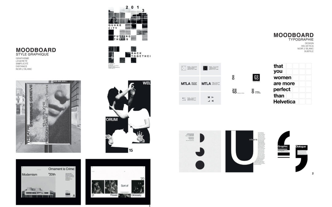 Moodboard identité visuelle 2022