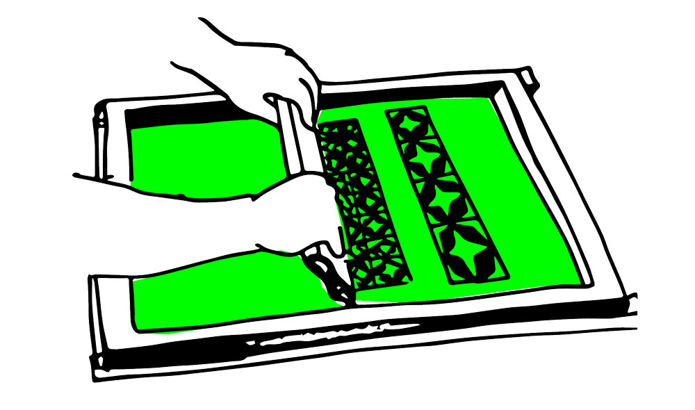 projet sérigraphie à l’engobe