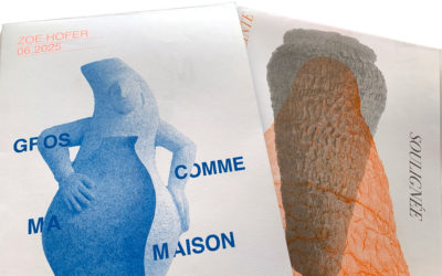 Affiche-dépliant jarres